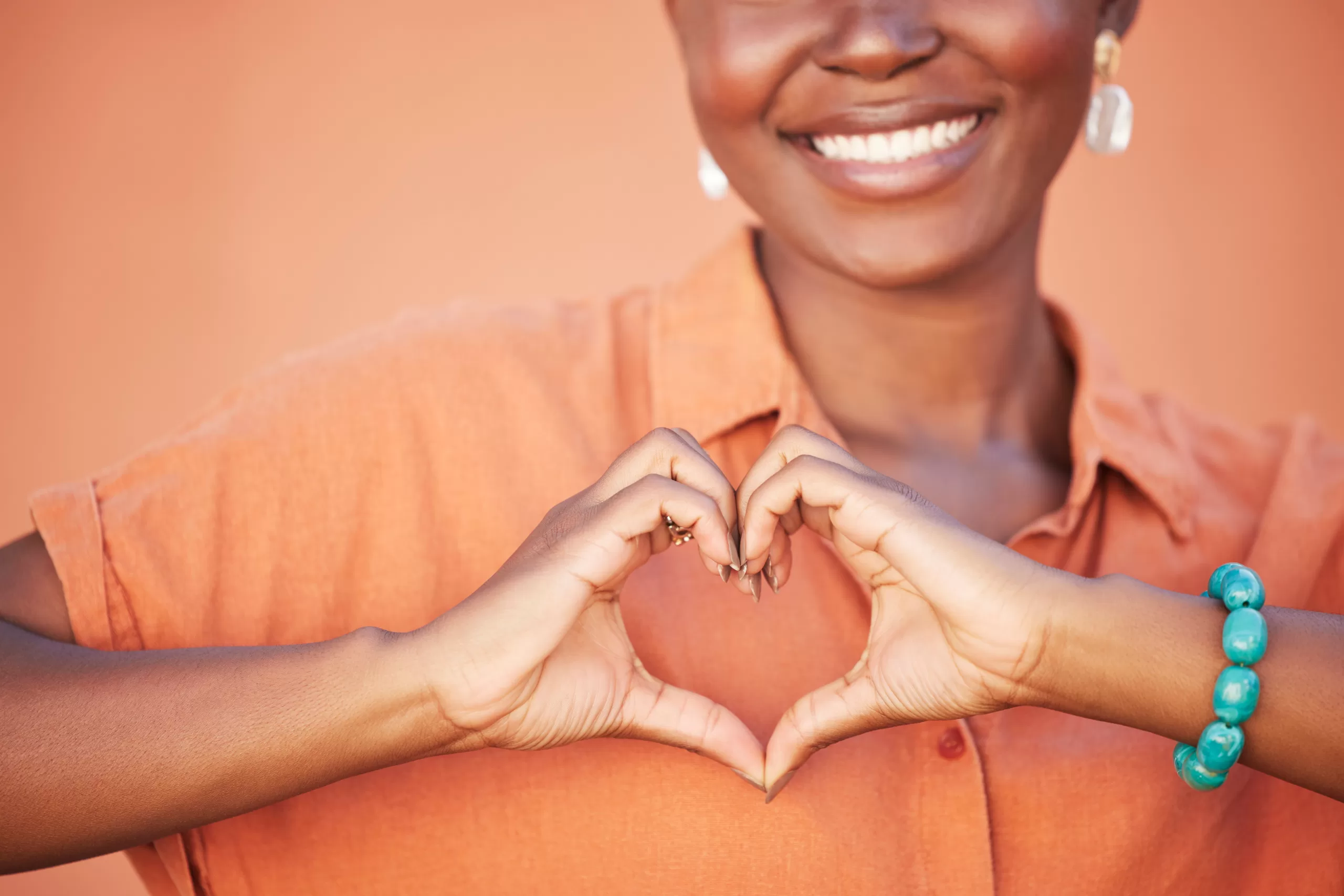 heart love and black woman hands for beauty afri 2022 12 23 01 00 47 utc